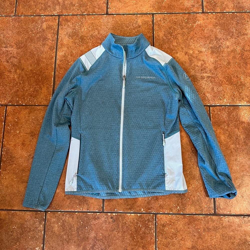 La Sportiva Women's Blue Thermal Zip Up